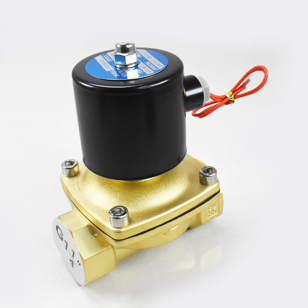 Alta Qualidade 2W350-35 2W400-40 1-1/4 Polegada 2 AC220V 110V DC24V 12V Válvula De Controle Solenóide De Água Elétrica D