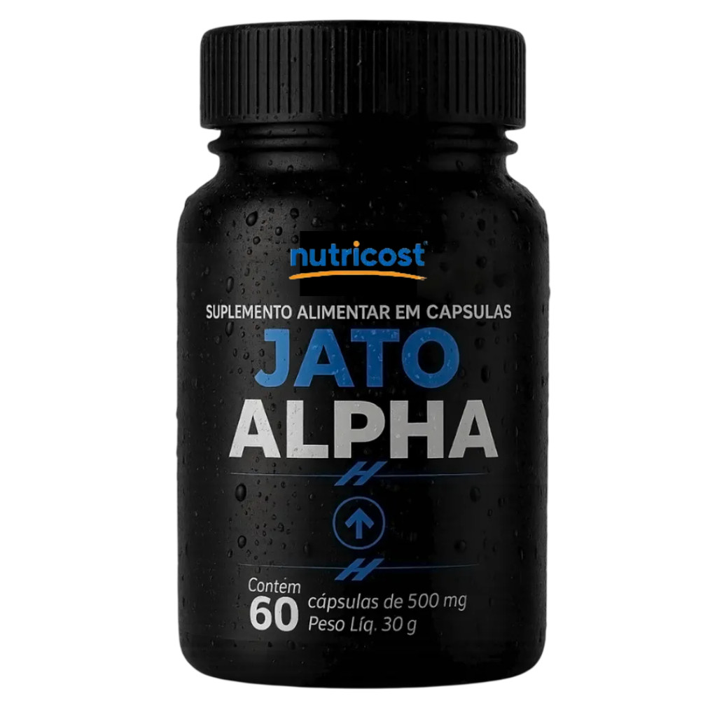 1 Jato Alpha 60 caps Fórmula avançada - Mais energia no dia a dia Masculino