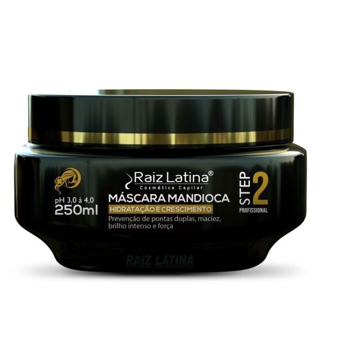 Máscara Folha De Mandioca 250ml Raiz Latina em Oferta na Shopee