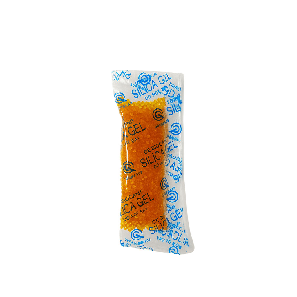 Sílica Gel laranja 1 a 3mm sachê em Filme BOPP 10g QUIMPACK - c/100