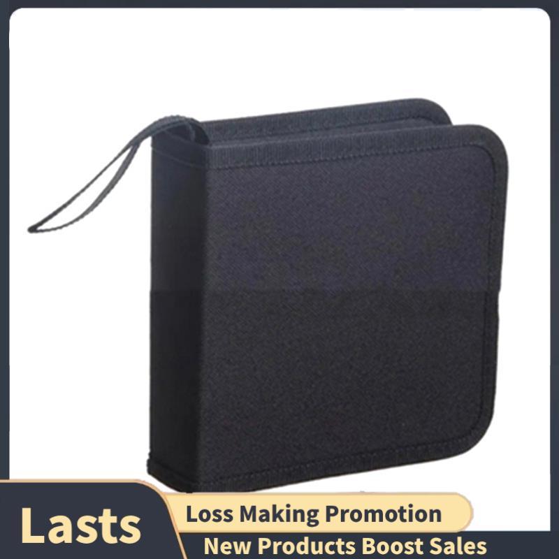 Estojo Compacto De Armazenamento De 40 Discos Para CD/DVD Organizador Portátil Suporte Protetor Carro E Casa B