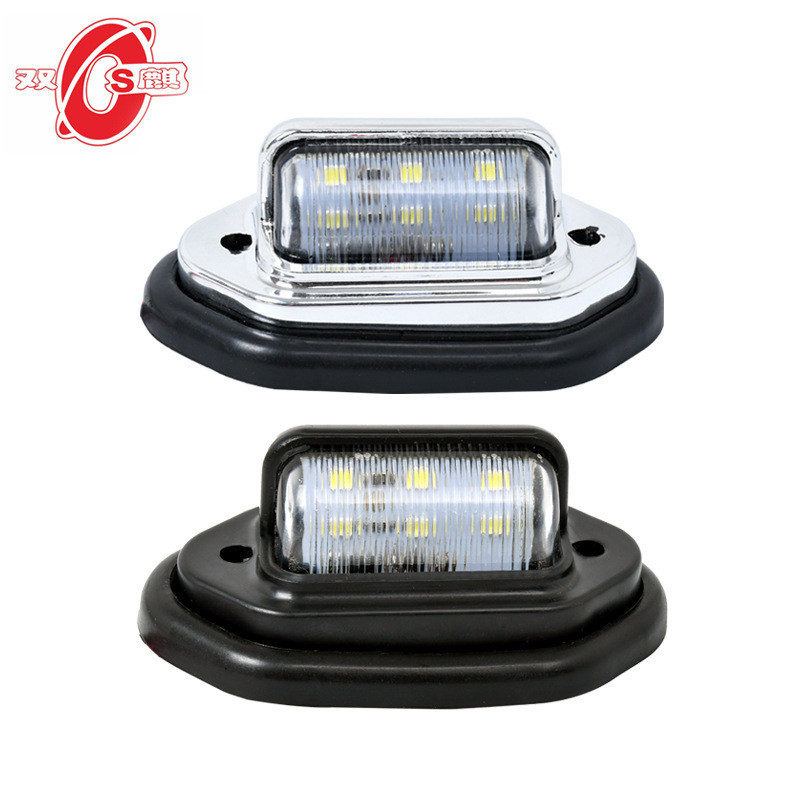 Fornecimento do fabricante 24V caminhão carro reboque ônibus LED luz eletrônica da placa de licença luz pequena luz da p