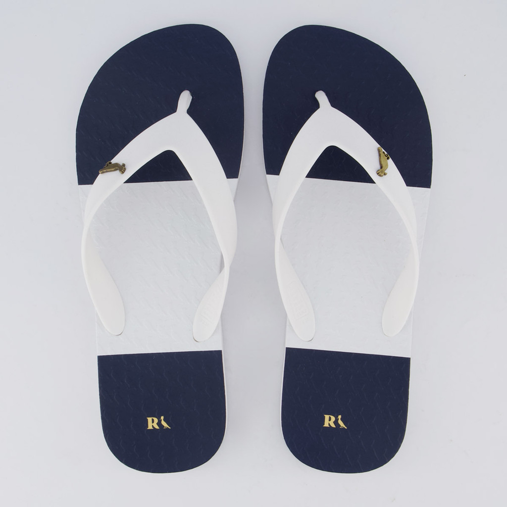 Chinelo Reserva Listras On The Go Branco