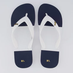 Chinelo Reserva Listras On The Go Branco
