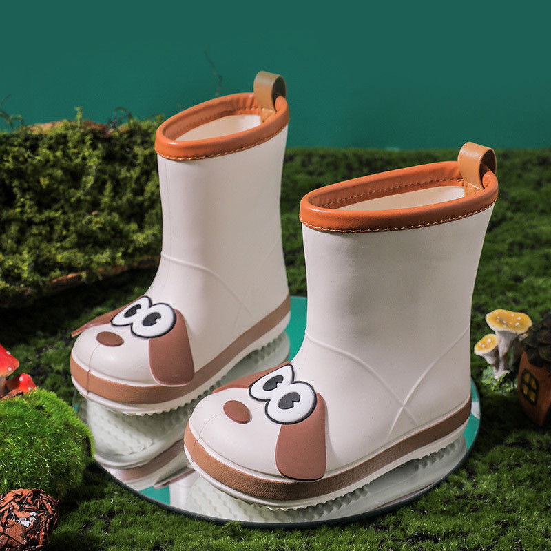 2025 Novo Estilo Botas de Chuva Infantis Meninos Meninas Bebê Jardim de Infância Bebê À Prova D 'Água Desgaste Exterior