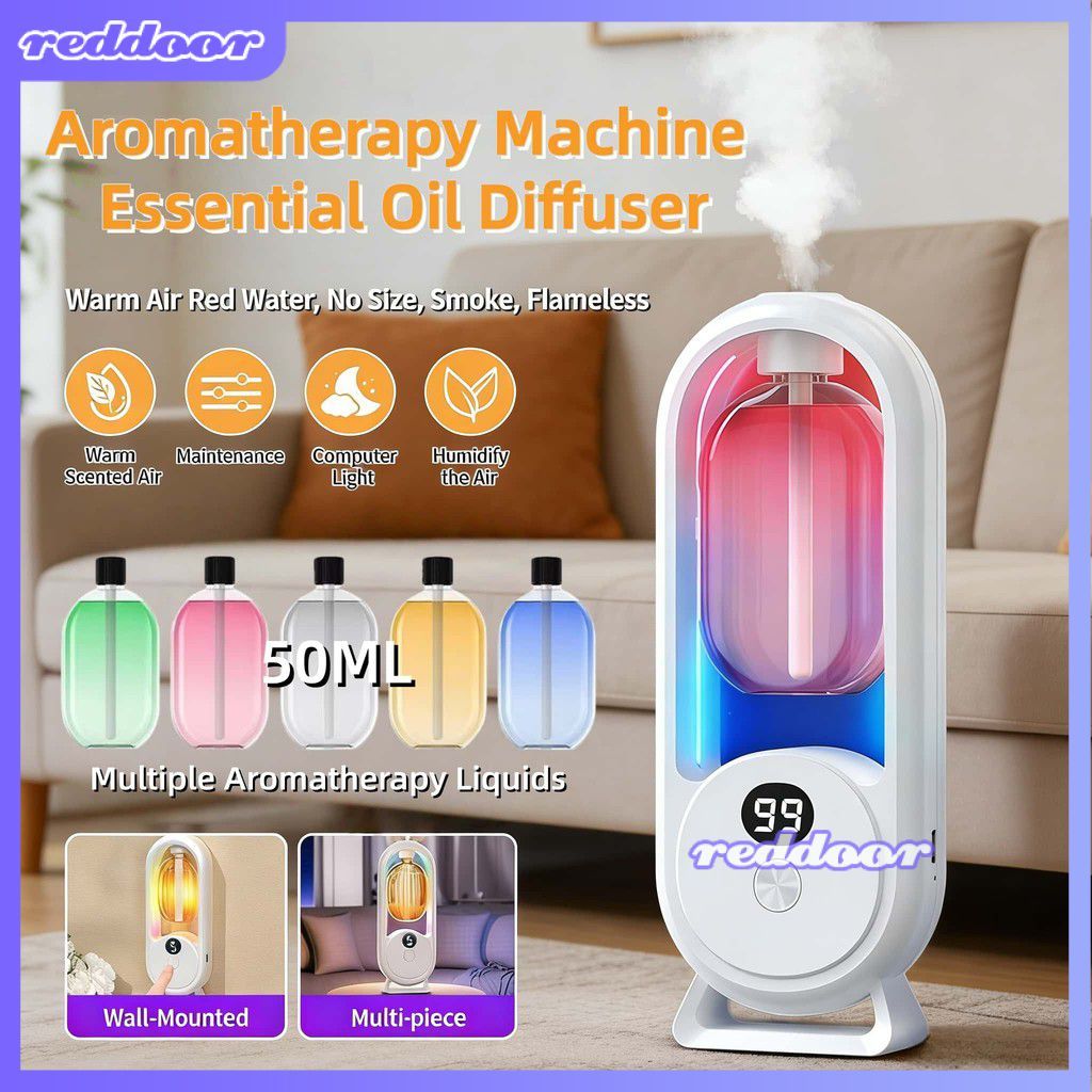 Difusor de óleos essenciais inteligente para aromaterapia, carregamento USB, silencioso, s...