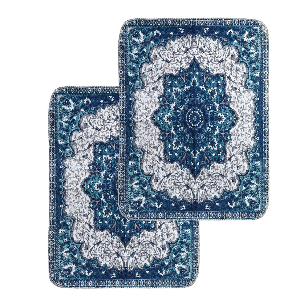 Newpet Kit 2 Tapete Higiênico Lavavel Para Cães Pet Cachorro Grande 80x60cm Reutilizável