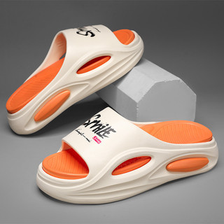 Slips De Verão Masculino Moda Masculina Estilo Correspondência De Cor Vestir Sandálias Espessura De Praia Não Deslizante