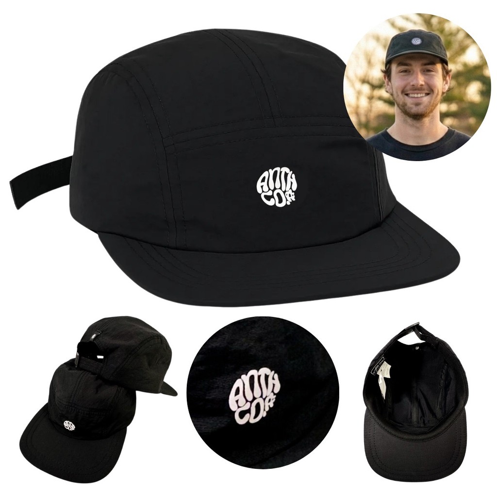 Boné Five 5 Panel Esquina Aba Flexível Anth Co Impermeável Streetwear Oversized Estiloso Original Masculino Feminino em Oferta na Shopee