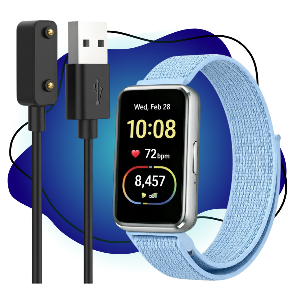Carregador Dock Para Relógio Samsung Galaxy Fit 3 R390 Usb Tipo C