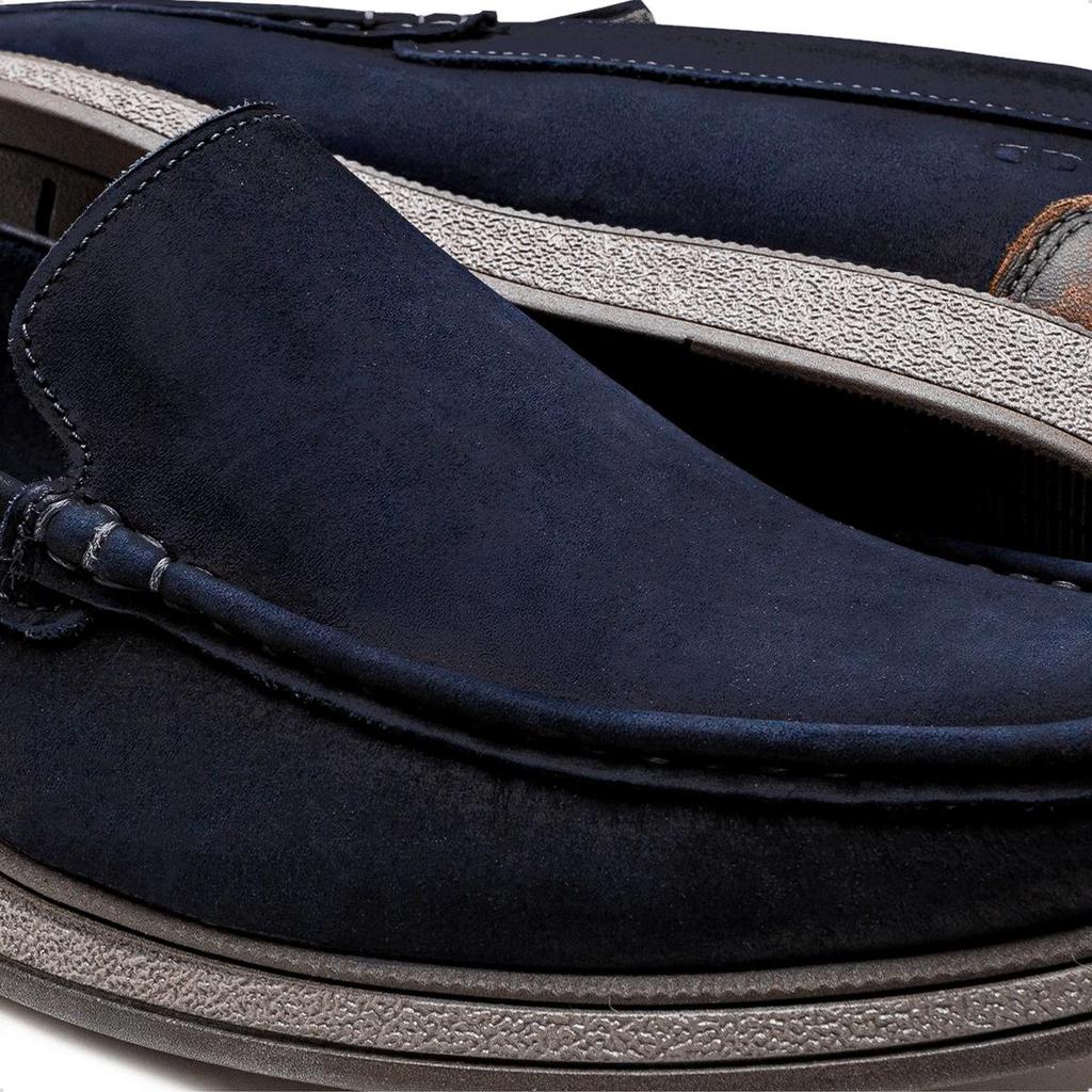 Mocassim de Couro Democrata Masculino Nash 252301