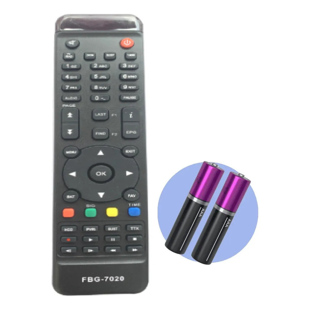 Controle Remoto Compatível Com Receptor Mega Box - Fbg7020