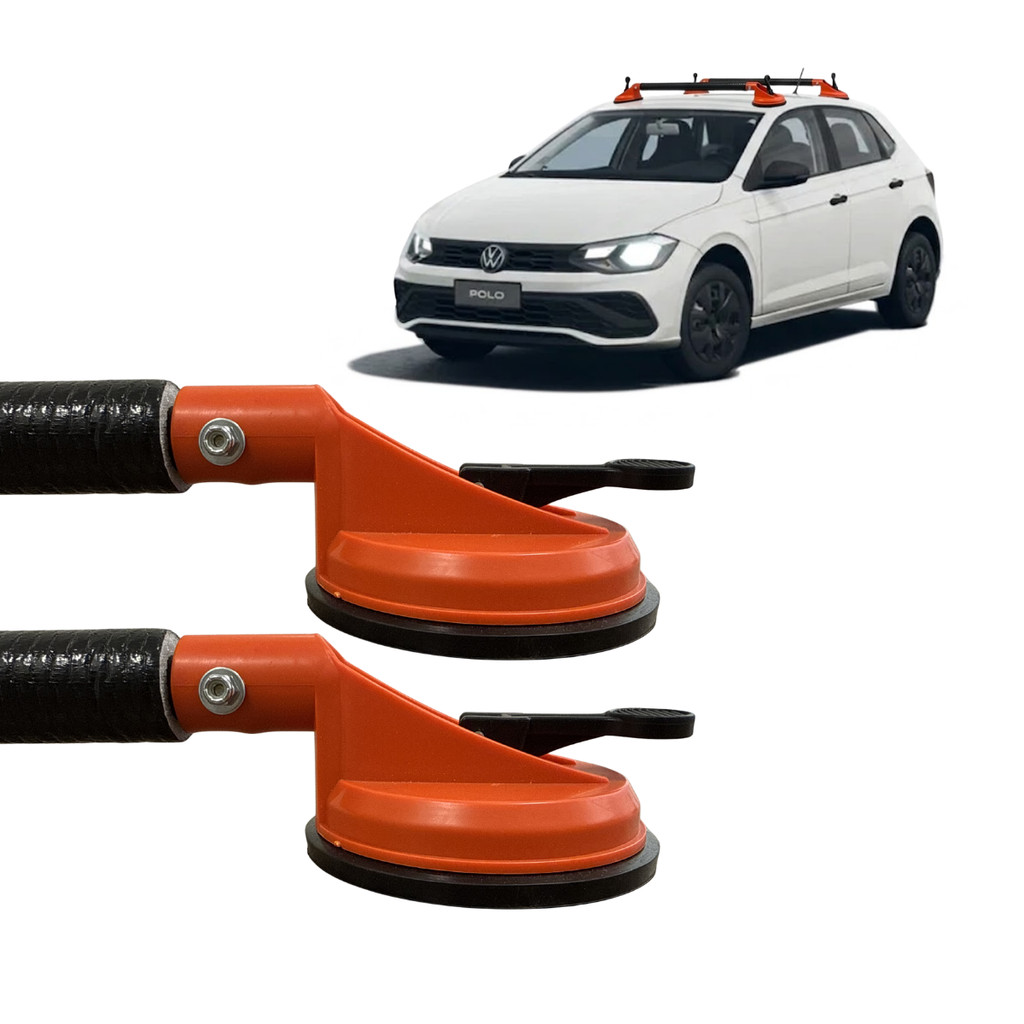 Rack De Teto Ventosa Polo Onix Hb20 Argo Kwid Surf Caiaque