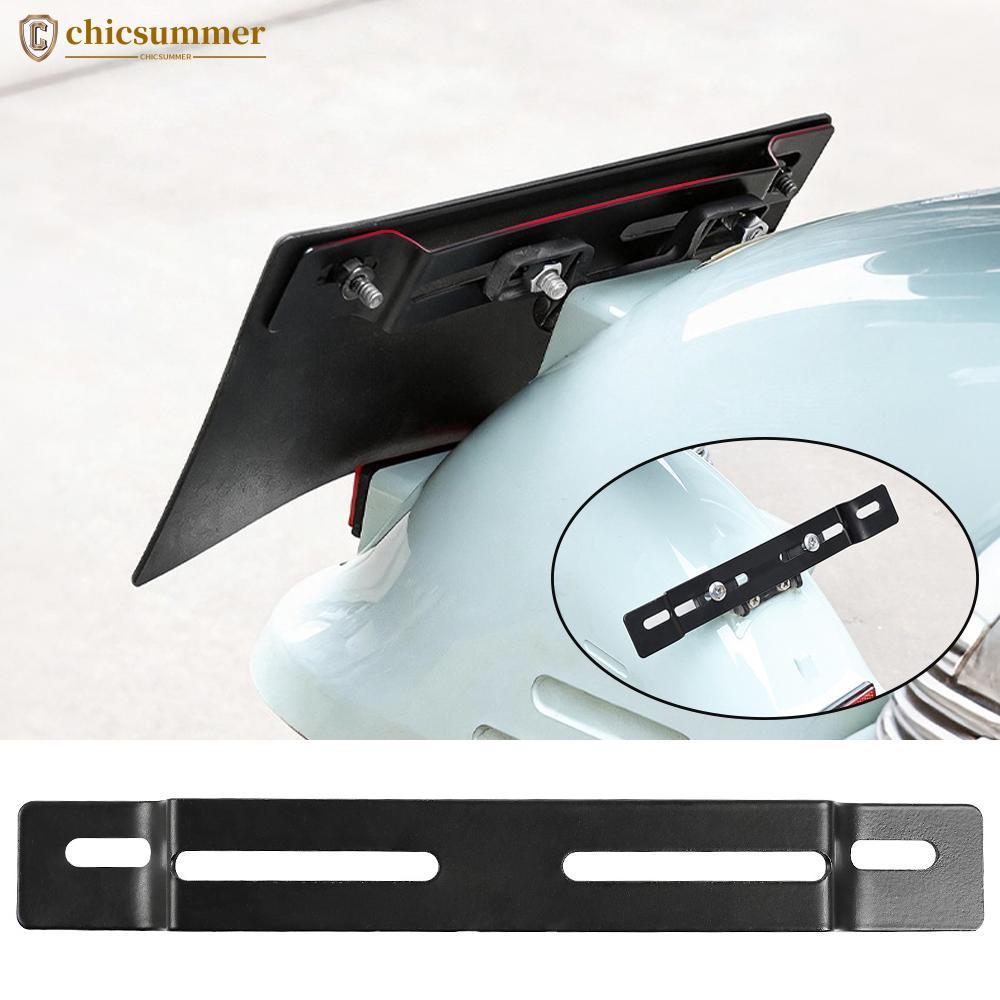 CHICSUMMER Suporte Da Placa De Licença Traseira Motocicleta Scooter Elétrico Modificação Titular Tira Longa Quadro Para 