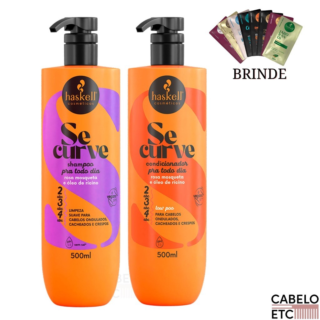 Kit Shampoo + Condicionador Se curve - 500ml - Haskell