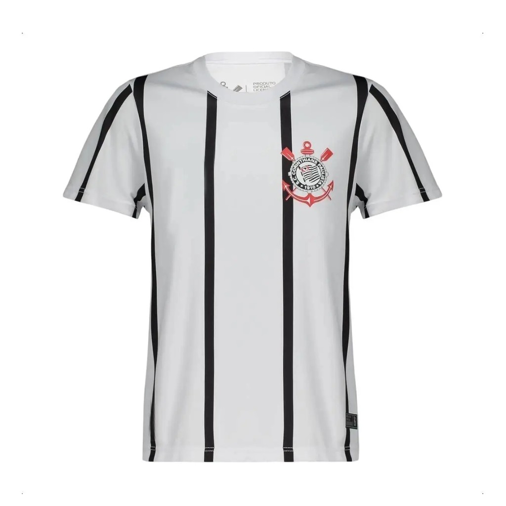 Camisa Corinthians Infantil Listra Dry Branca Licienciado