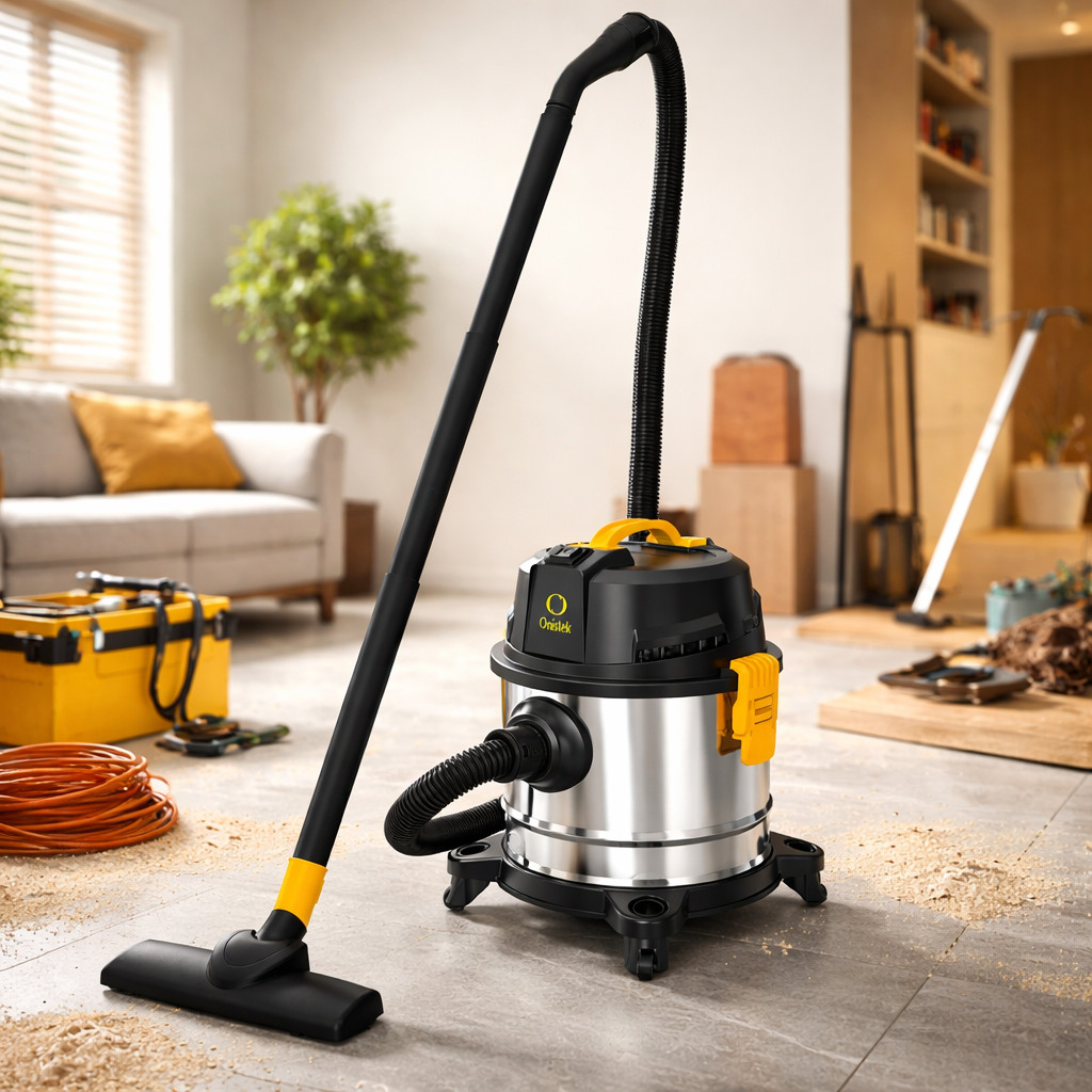 Aspirador de Pó e Água 1600W 15L com Soprador Extrator de Sujeira para Carro Sofá Casa ON-LV308 em Oferta na Shopee
