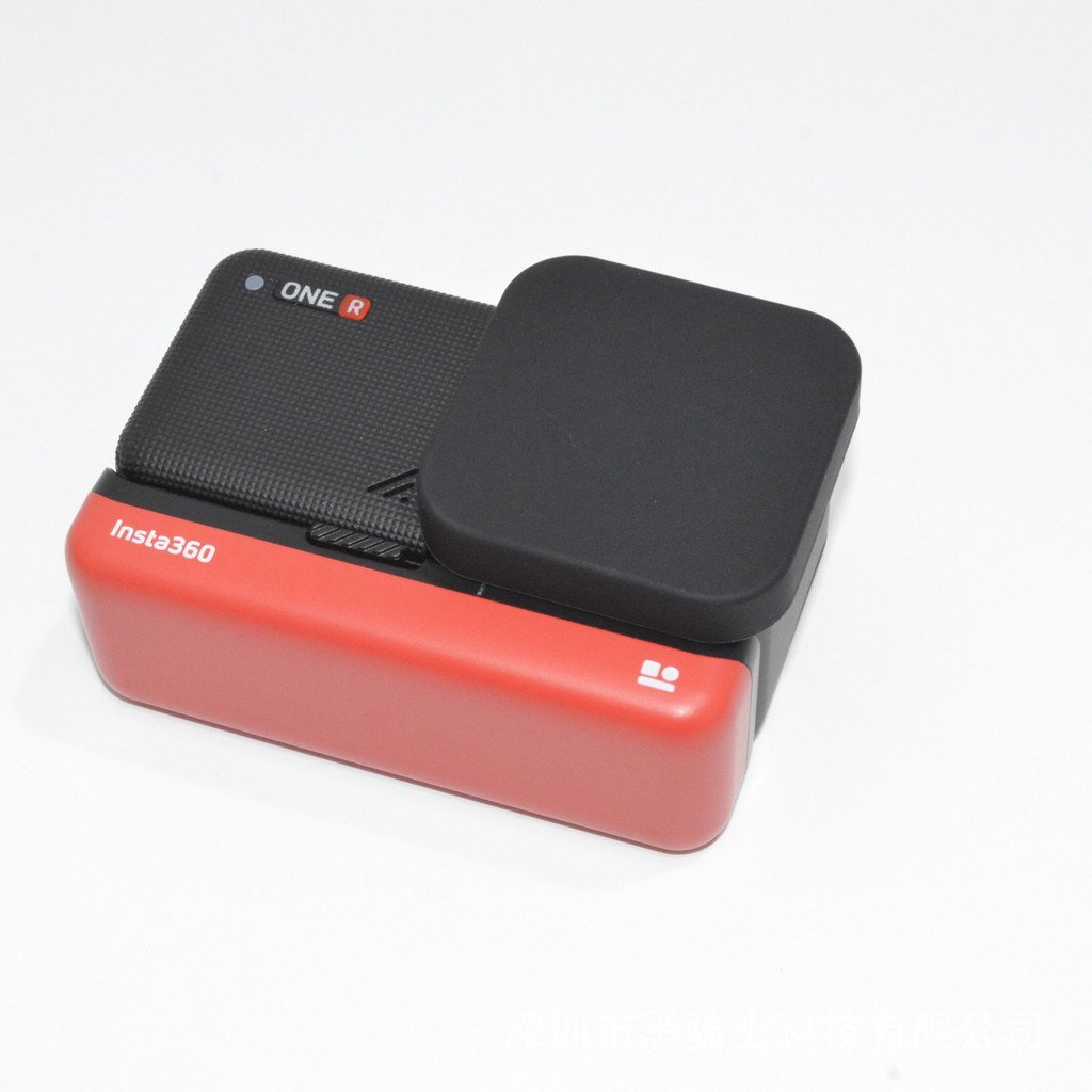 Novo produto adequado para a lente grande angular Insta360 ONE R/RS, capa de silicone, capa protetora anti-queda, à prov