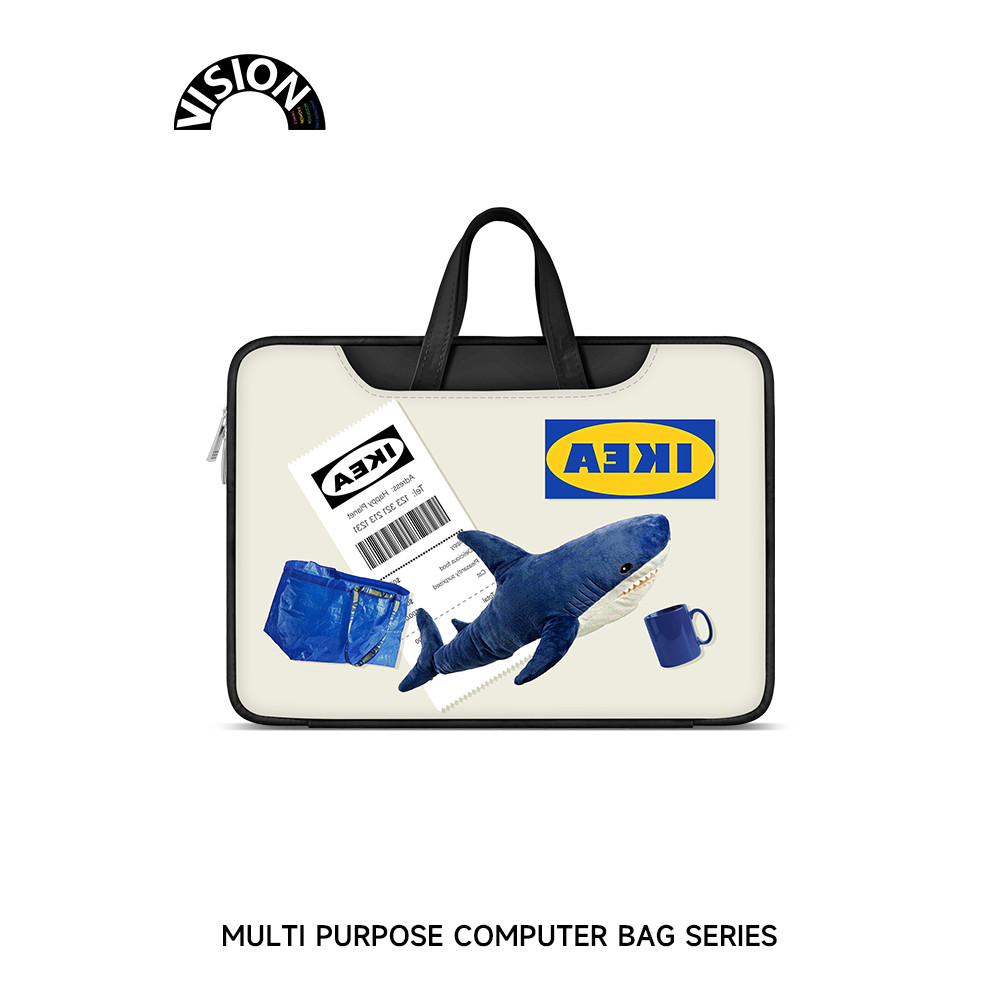 Bolsa para Laptop VISION Shark Label portátil adequada para Apple macbook 15: 20 cm Shin-Chan air13.3 Huawei matebook Le