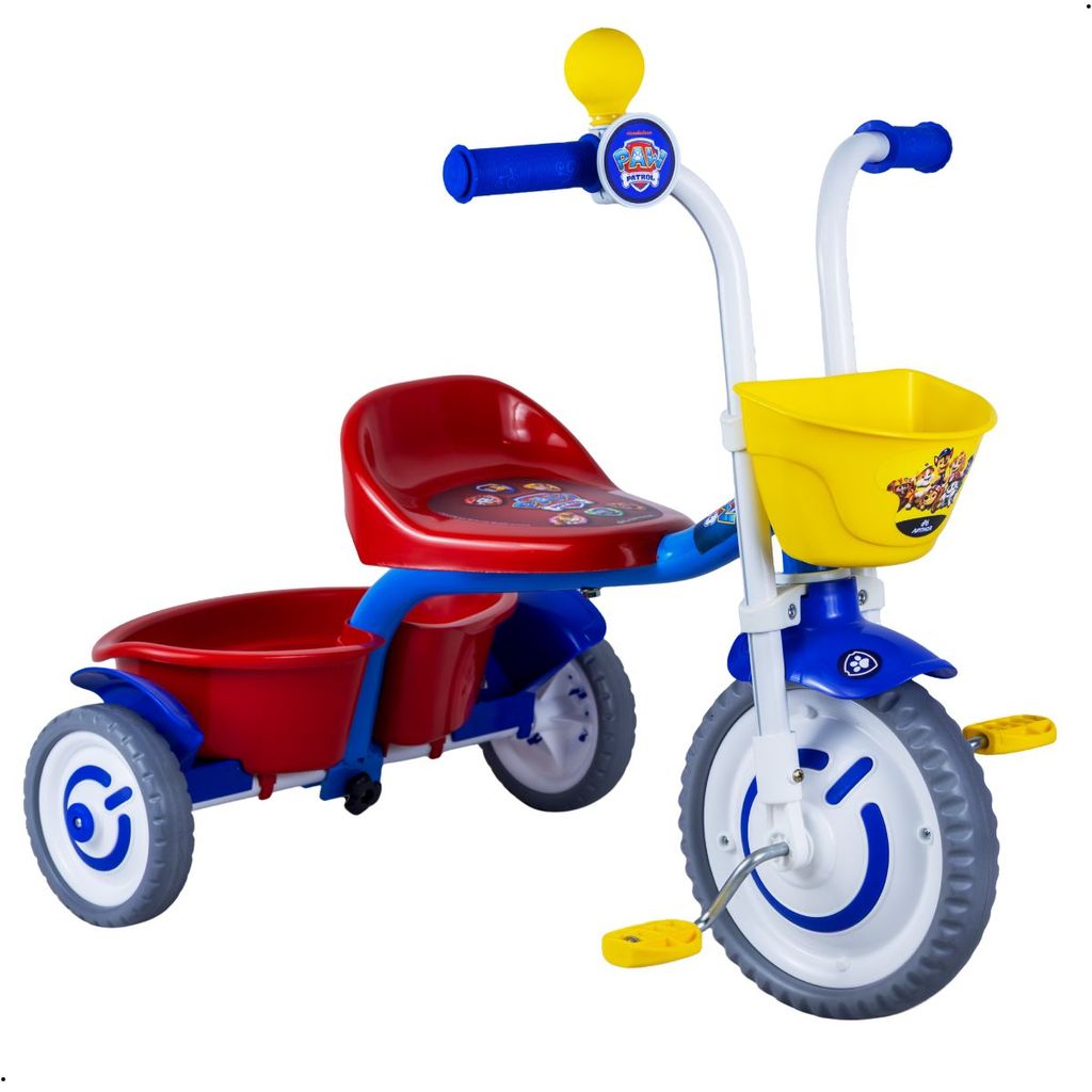Triciclo Patrulha Canina Infantil Nathor +18meses Buzina Aluminio