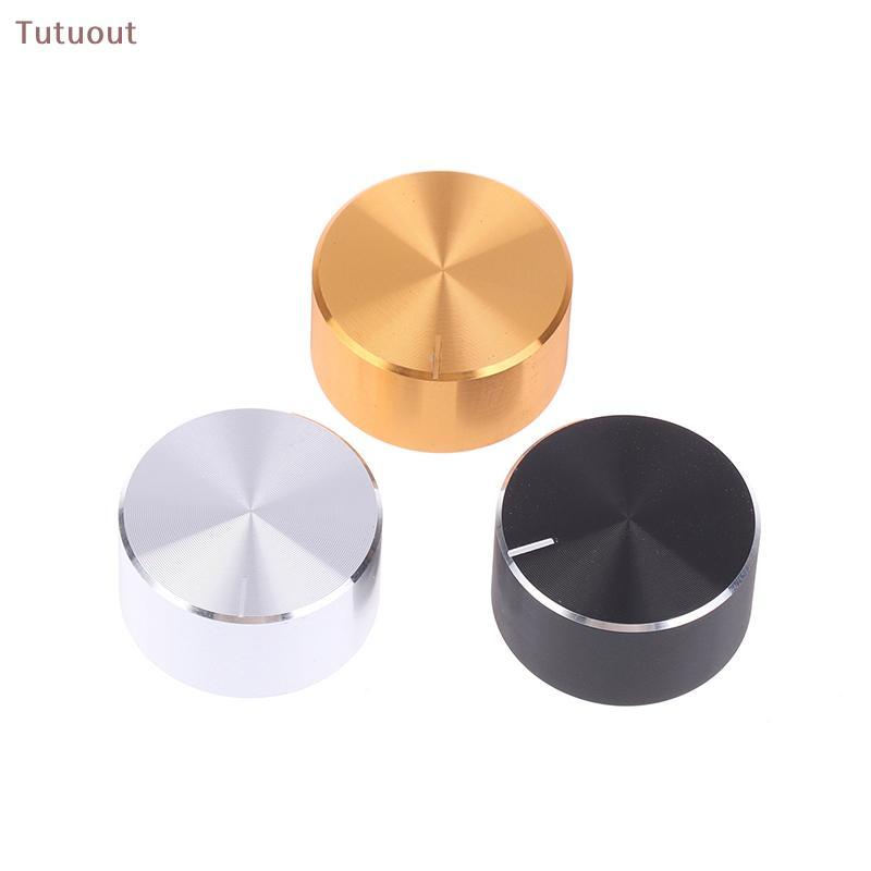 TUTU 25x13MM Liga De Alumínio Codificador Rotativo Interruptor Eixo Buraco 6MM Potenciômetro Botão Amplificador Áudio Si