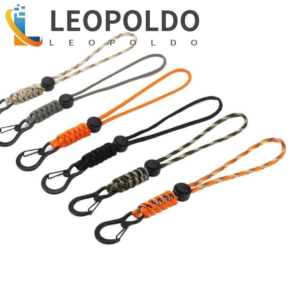 Chaveiro Tecido Trançado LEOPOLDO , Cordão Paracord Anti-Perda De Alta Resistência , Resistente Ao Desgaste