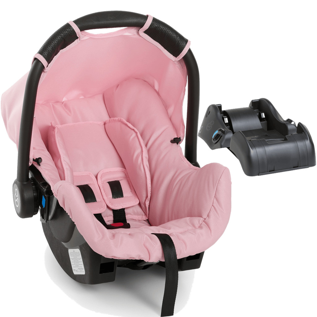 Bebe Conforto com Base para Carro Galzerano Grid Rosa 13kg