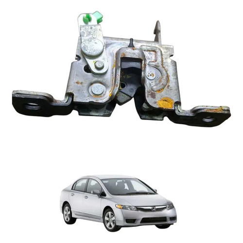 Fechadura Trava Banco Direito Honda New Civic 1.8 2007 2008 Prateado