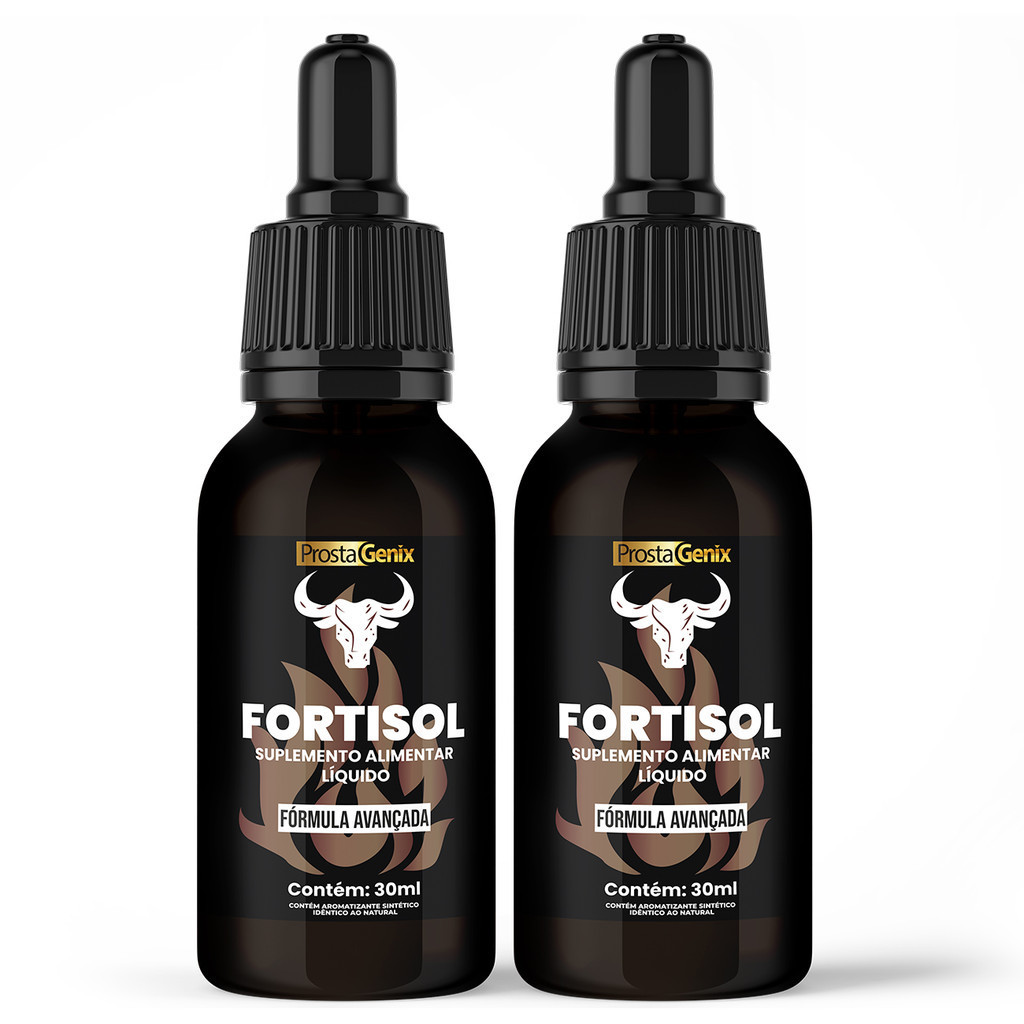 2 Fortisol 30ml Nova Fórmula Original - Envio Rápido Promoção
