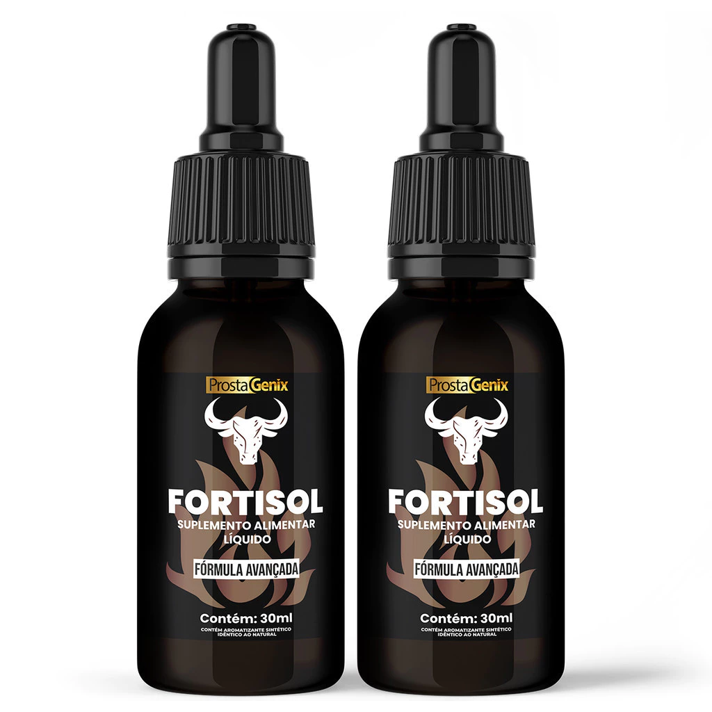 2 Fortisol 30ml Nova Fórmula Original - Envio Rápido Promoção