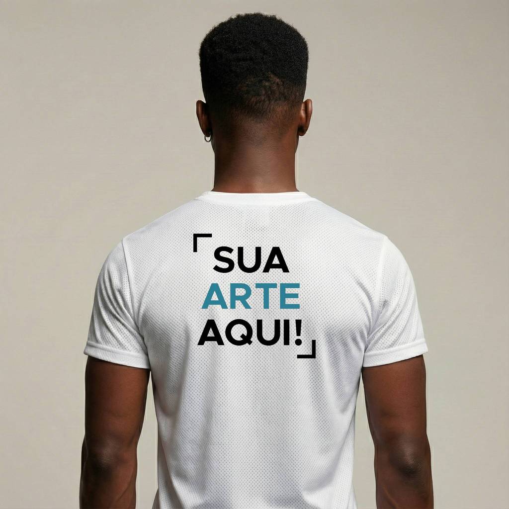 Camiseta Dry Fit Estampada Personallzada Respirável Térmica em Oferta na Shopee