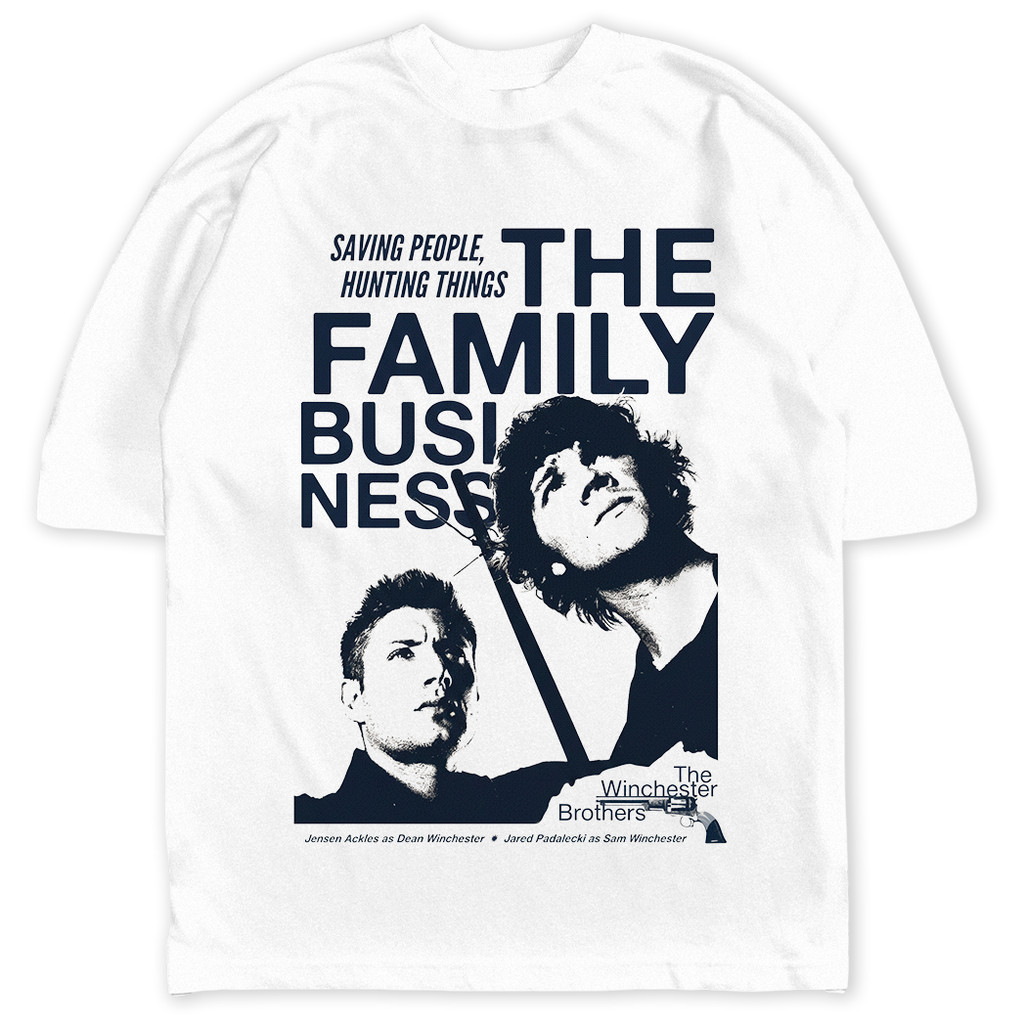 Camiseta Oversized The Winchester Brothers Sobrenatural Streetwear Harajuku Aesthetic Camisa Unissex em Oferta na Shopee