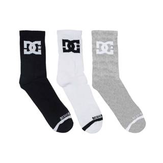 Meia Dc Shoes Kit 3 Cano Medio Branco Preto Cinza em Oferta na Shopee