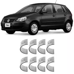 Bronzina Casquilho Biela STD Volkswagen Polo 1.6 2002 a 2015 Metal Leve