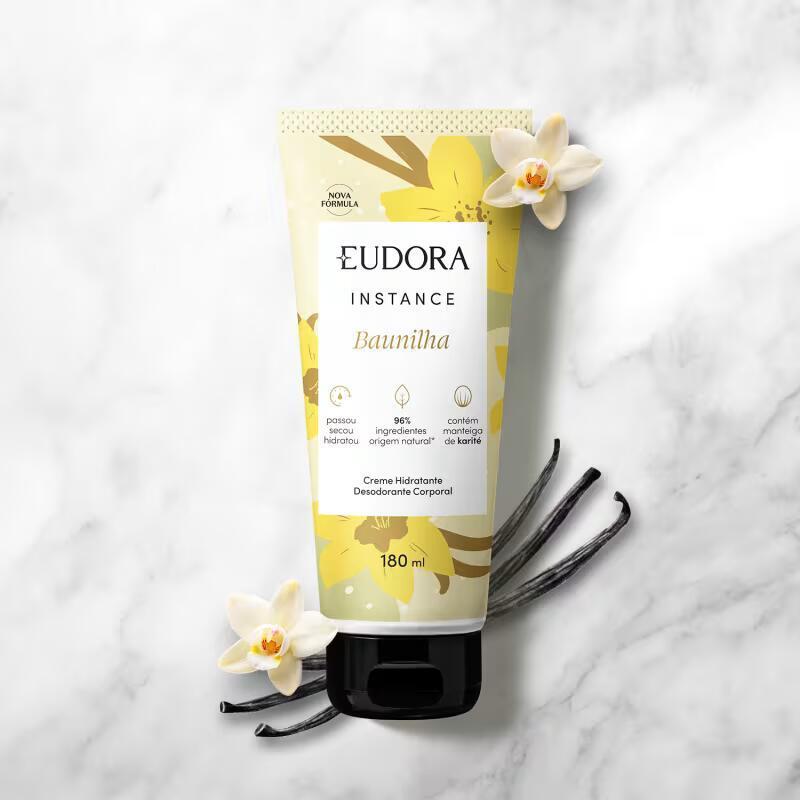 Creme Hidratante Desodorante Corporal Instance Baunilha 180ml