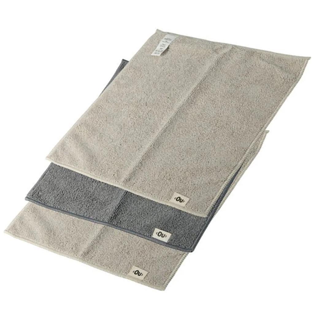 Kit 3 Panos Microfibra Ou Flow Multiuso Alta Absorção