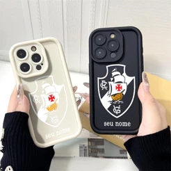 Capinha celular personalizada Clube de Futebol Vasco da Gama para iPhone 17 16 15 13 12 11 pro max 15 plus 14 Pro Capa