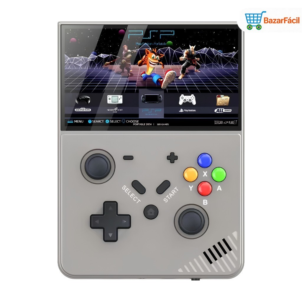 R43-pro Retro Portable Game Console 4K Display 64GB Storage Compatible with Over 20,000 Games
