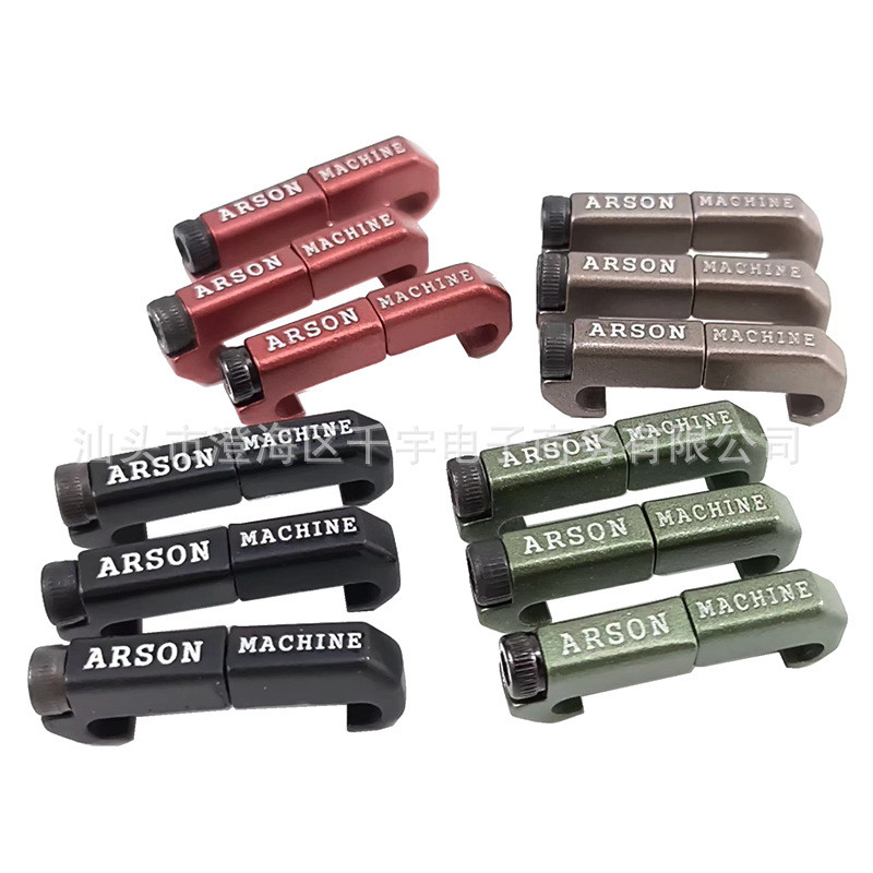 Trilho guia Mousetail interruptor linha slot para cartão Sotac M300 M600 PEQ lanterna Laser ânodo slot para cartão