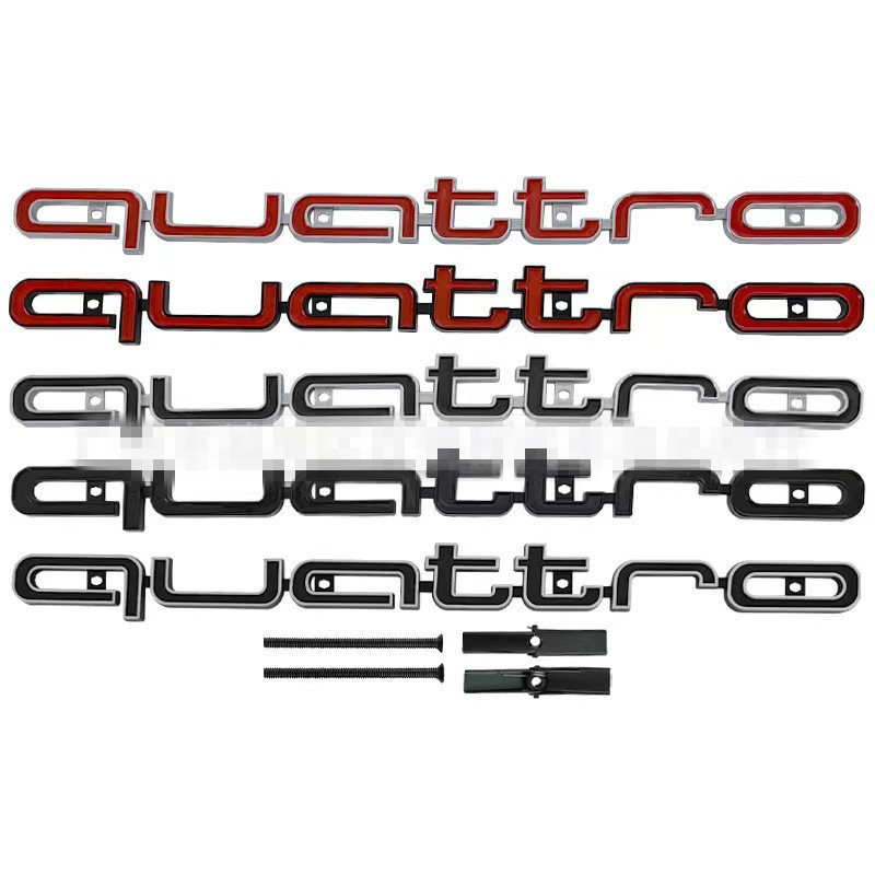 Adequado para Audi A3 A4 A6 Q3 Q5 RS4 China Net Label Modificado quattro Tração nas quatro rodas China Net Car Label Pro