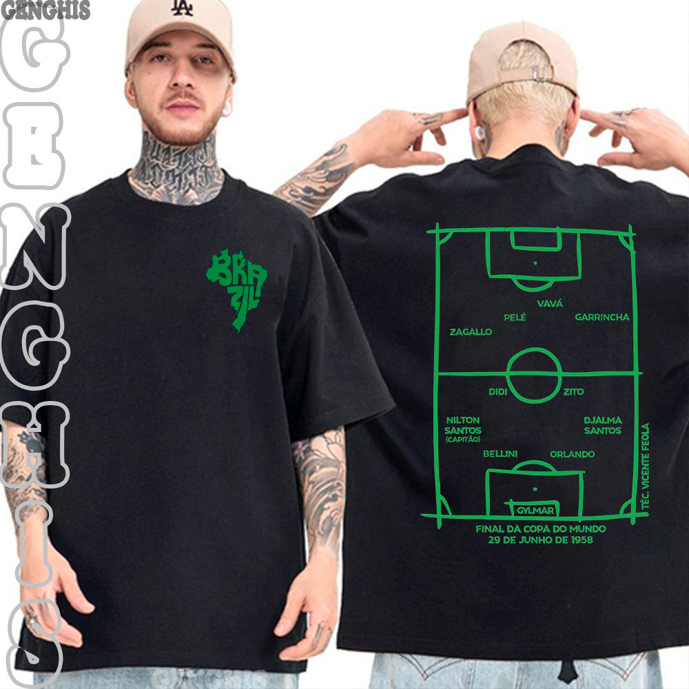 Camiseta Brasil Seleção Brasileira Copa Do Mundo Torcida Diversas Estampas Camisa Basica e Oversized Algodão