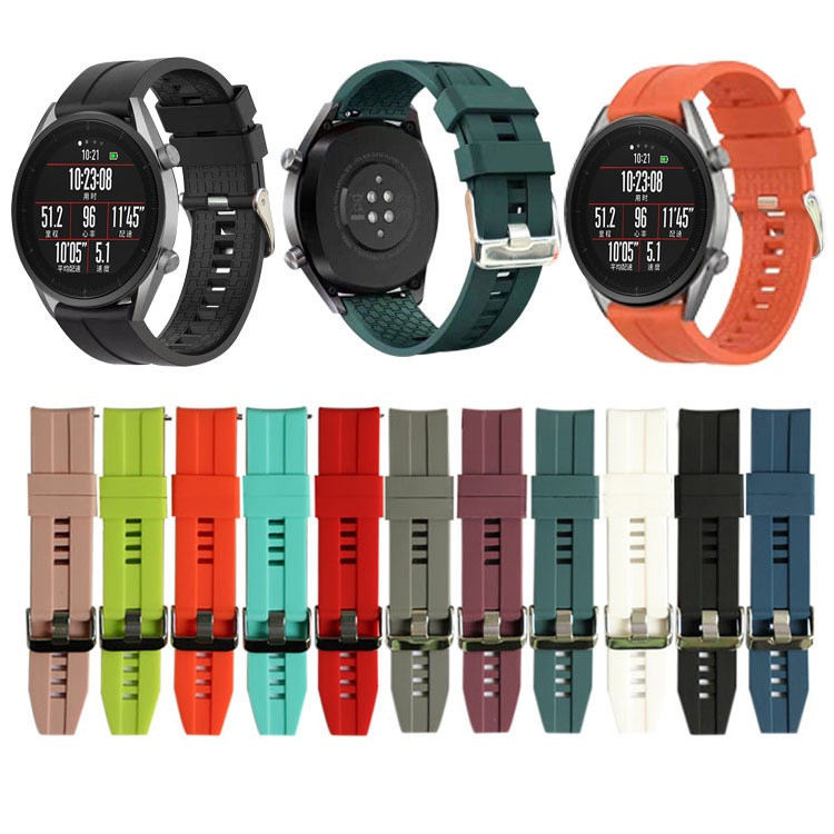 Pulseira De Relógio De Silicone De 22mm Para Watch GT2 46mm , Esportiva Macia Watch 46mm Gear S3