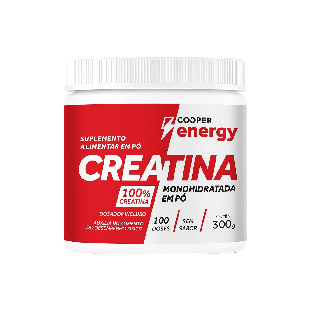 Creatina Cooper Energy Monohidratada 300g em Oferta na Shopee