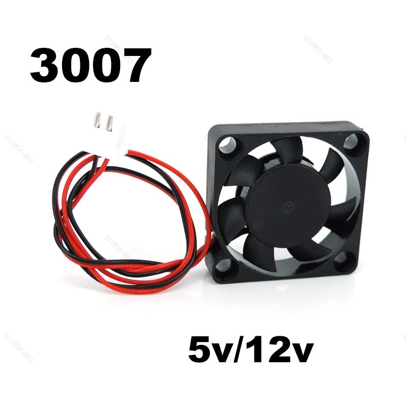 3007 Ventilador Sem Escova DC 5V 12V 24V Manga Rolamento De Óleo Pequena Fonte De Alimentação Refrigeração 30X30X7mm Min