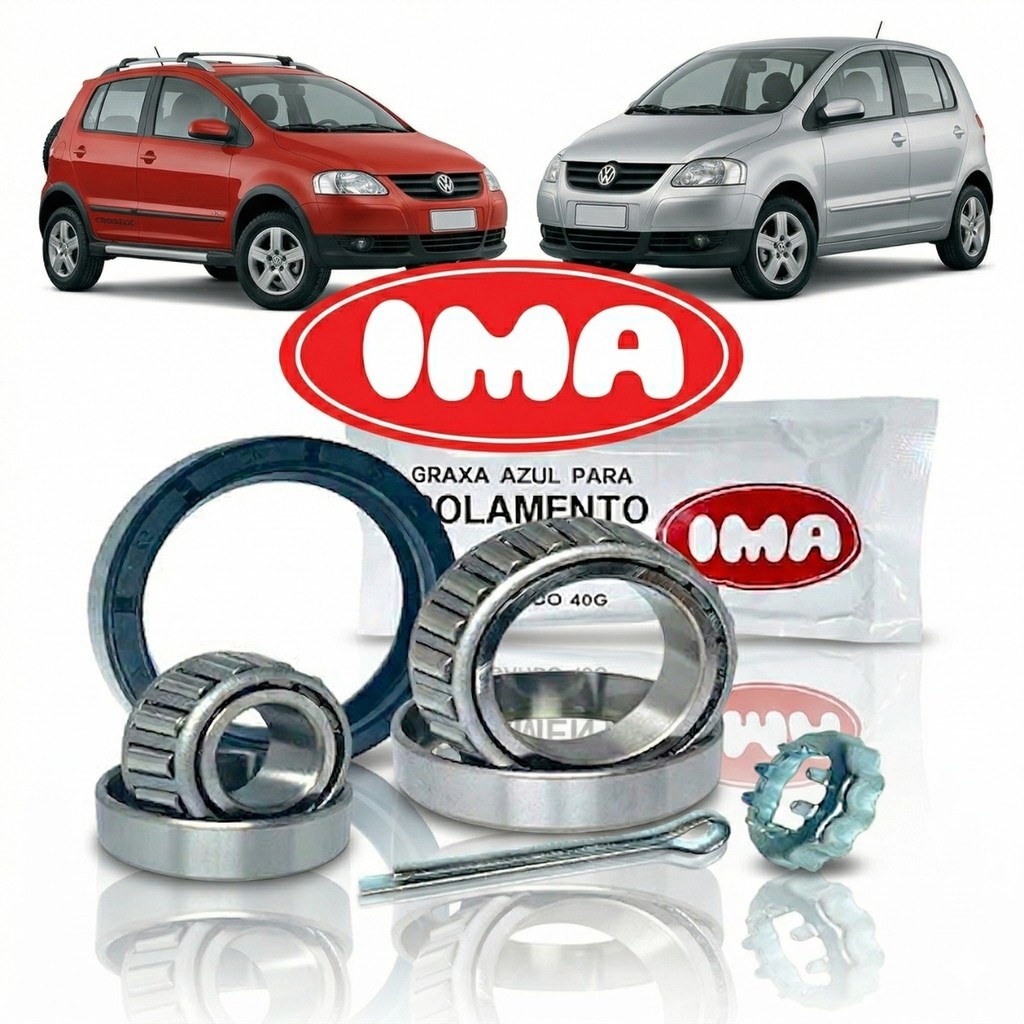 Kit Rolamento Roda Traseiro Fox CrossFox 2007 2008 2009 2010 14  – ALK4529