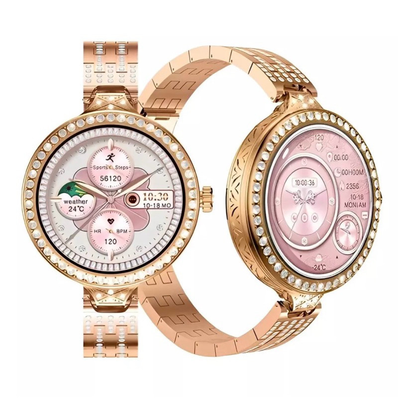 Smartwatch Hw16 Mini Fashion + Bracelete, Brincos  e ChatGPT Edição LIMITADA Nov New
