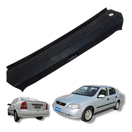 Soleira Tampa Traseira Gm Astra Sedan 1999 A 2011 Preto