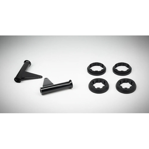 Kit Cg 125: Suporte Farol Orelha Preto + 4 Coxins Borracha Suporte Farol Titan 125 83-99