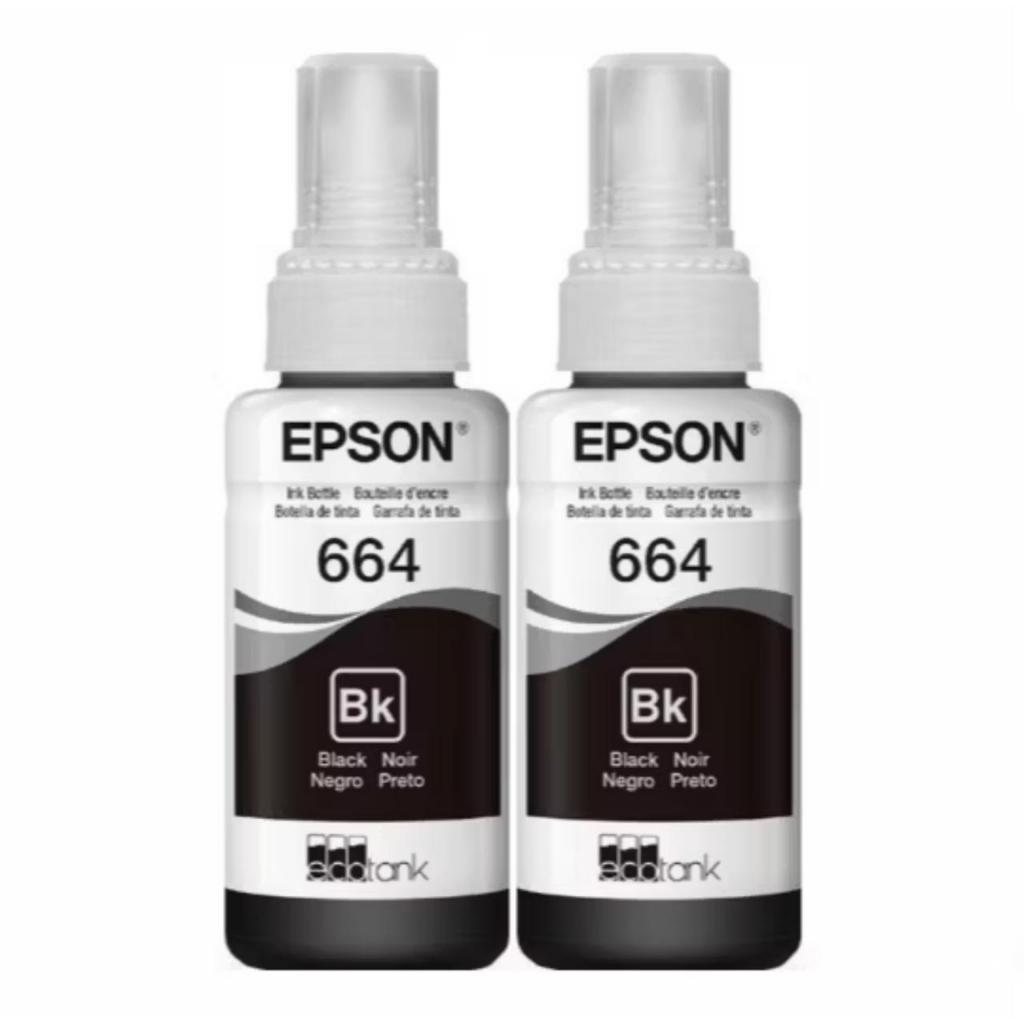 KIT 2 REFIL ORIGINAL PARA T664 L355 L365 L380 L395 PRETO