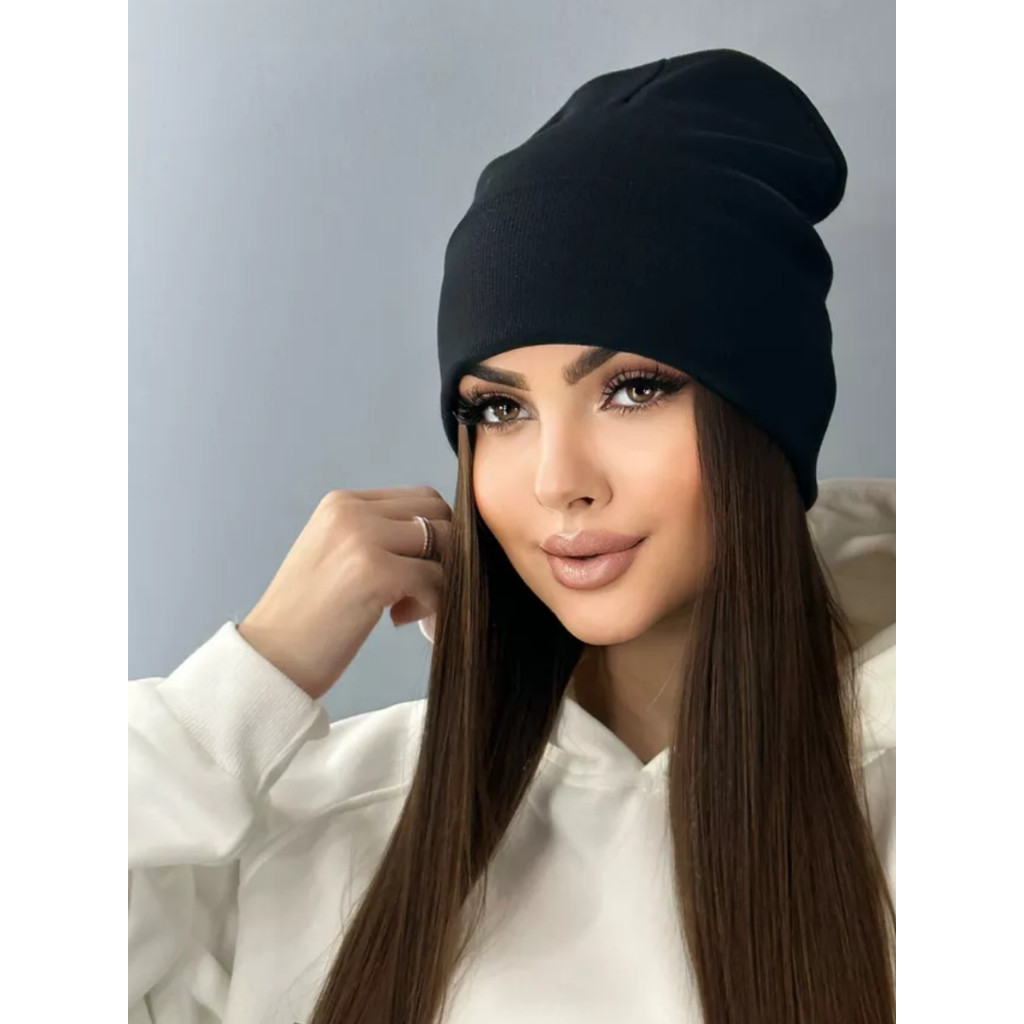 Touca Gorro Preta Masculina Feminina | Forrada Pelúcia Quente Inverno Frio, E Touca Básica Malha Lisa Sem Forro Unissex.